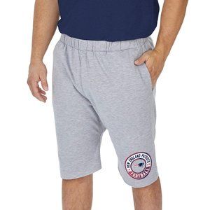 Zubaz Men's New England Patriots Raw Hem Cut-Off Sweat Shorts M L 2XL